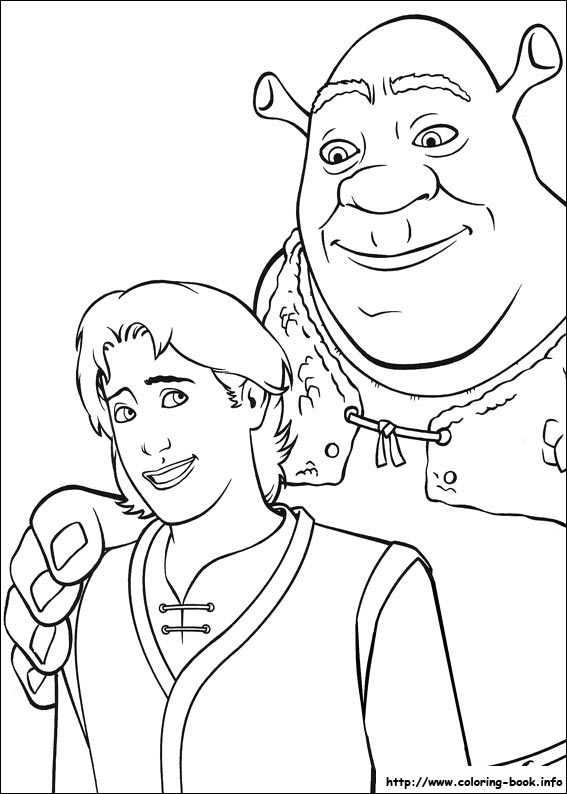 Shrek the Third coloring picture